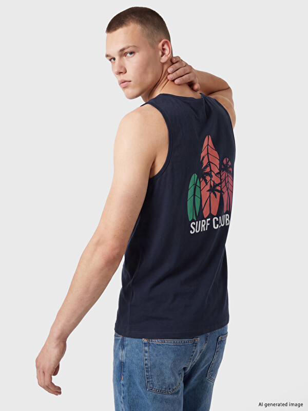 LCW SWIMWEAR Crew Neck Men's Sleeveless T-Shirt