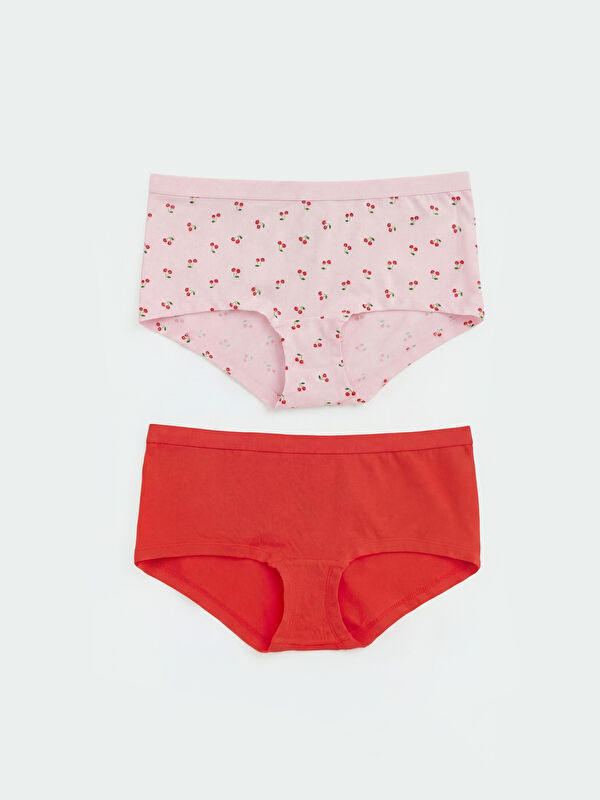 LCW Young Cherry Print Women's Boxer Briefs 2 Pack