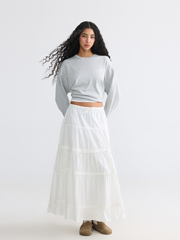 XSIDE Woman White Skirt