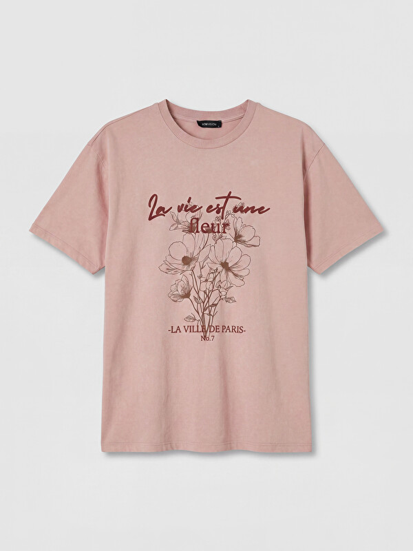 LCW Vision Woman Pink T-Shirt