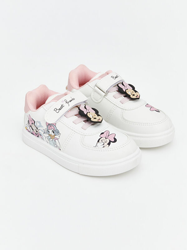 LCW STEPS Minnie Mouse Baskılı Kız Bebek Spor Ayakkabı