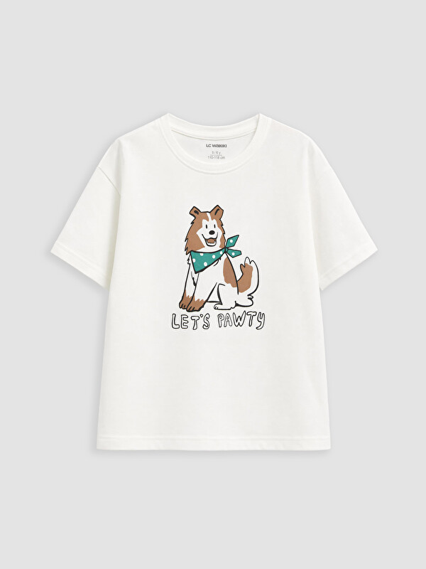 LCW Kids Erkek Çocuk Baskılı Tişört