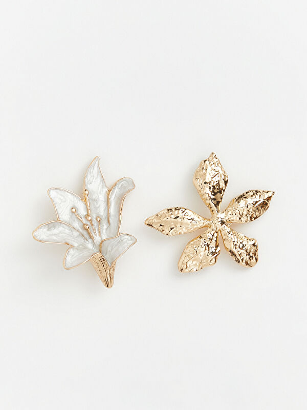 LCW JOY Flower Figured Women's Brooch 2 Pack