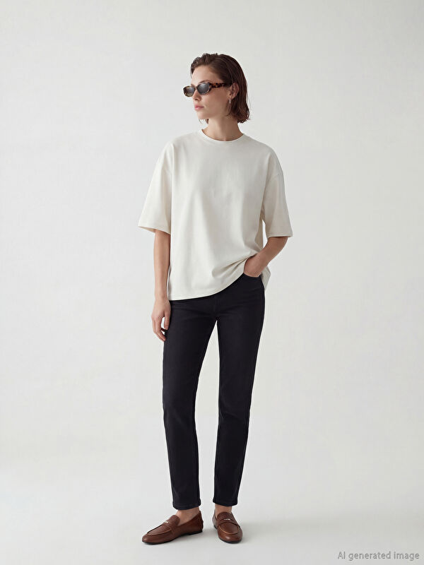 LCW Jeans Mom Fit Kadın Jean Pantolon
