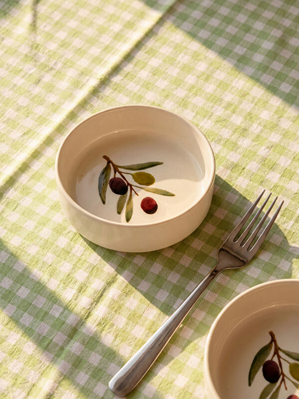 LCW HOME Zeytin Dalı Desenli Seramik Kase 2'li