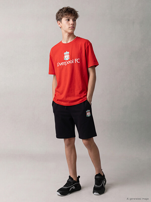 LCW Kids Liverpool Printed Boys' Shorts Set