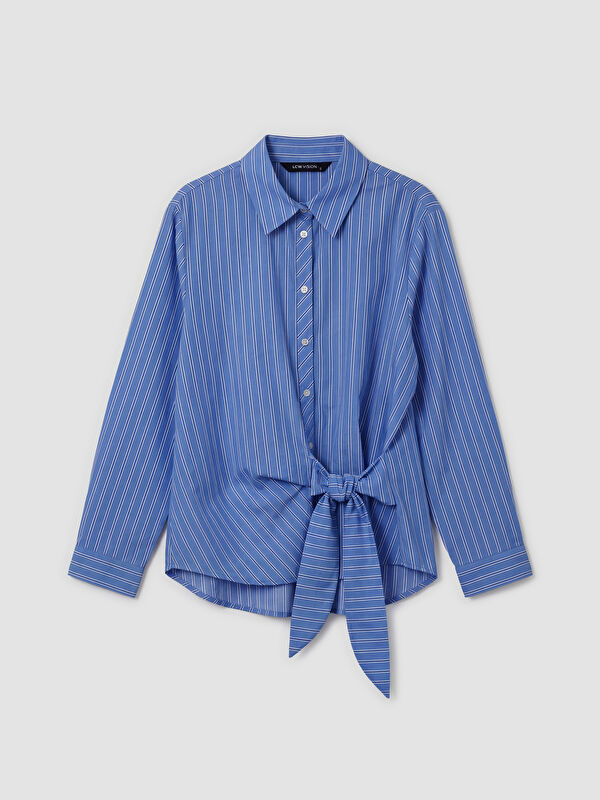 LCW Vision Striped Poplin Women's Shirt