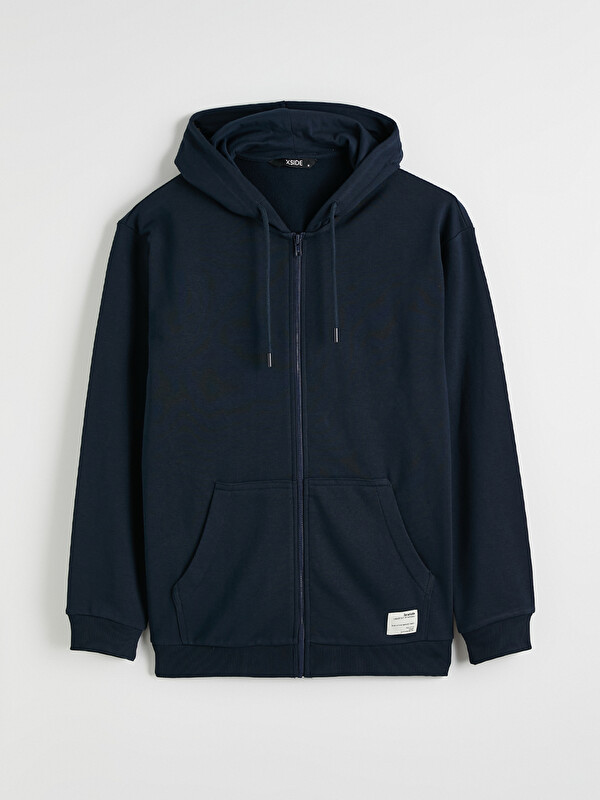 XSIDE Men's Hooded Zip-Up Sweatshirt - S6NT00Z8-RFD - LC Waikiki