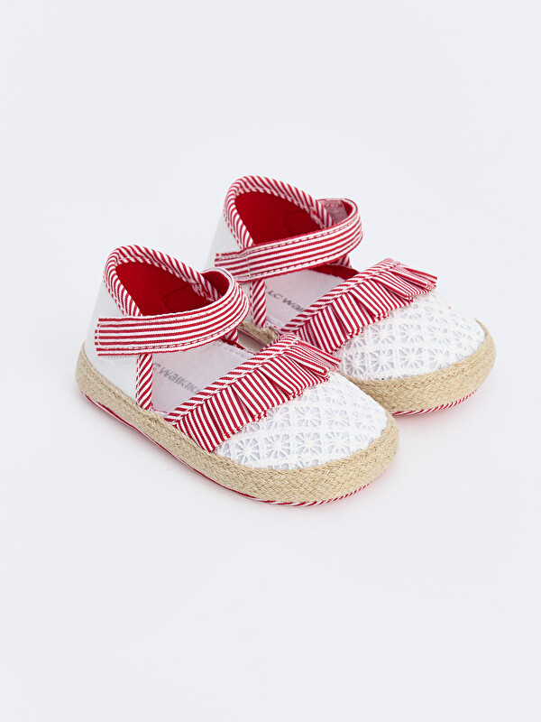 LCW STEPS Hasır Tabanlı Kız Bebek Yürüme Öncesi Ayakkabı