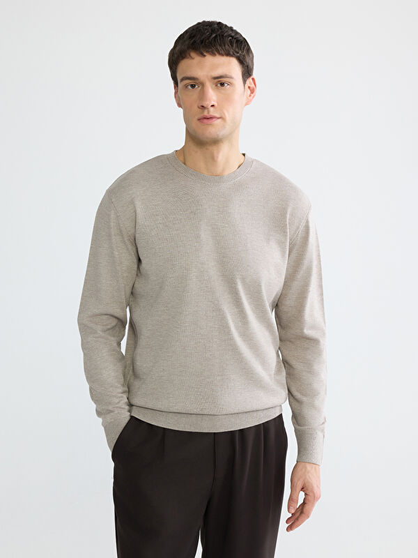 LCW Vision Bisiklet Yaka Regular Fit Erkek Triko Kazak