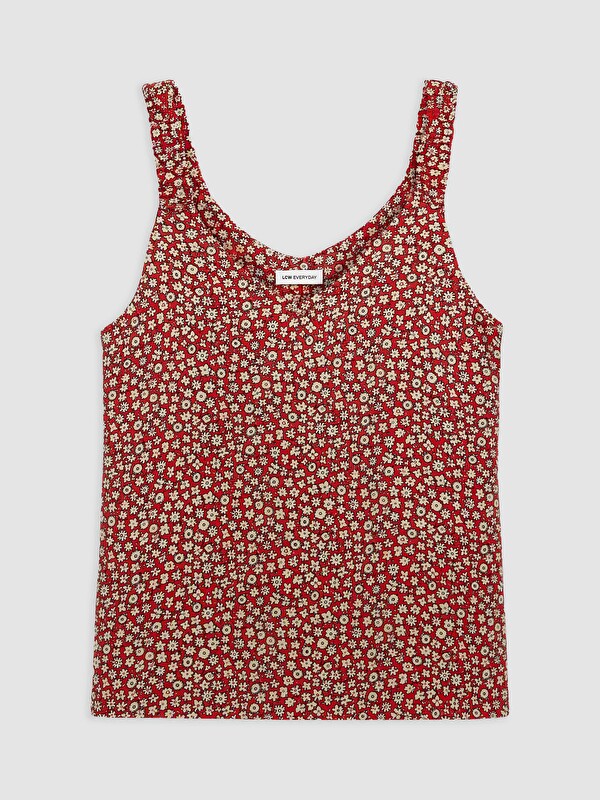 LCWAIKIKI Classic Bluza s cvjetnim uzorkom i U izrezom