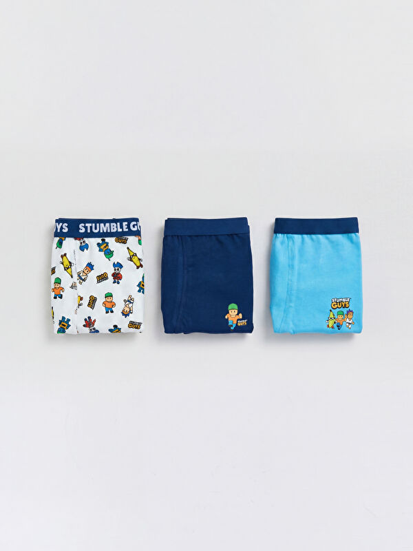 LCW Kids Stumble Guys Baskılı Erkek Çocuk Boxer 3'lü