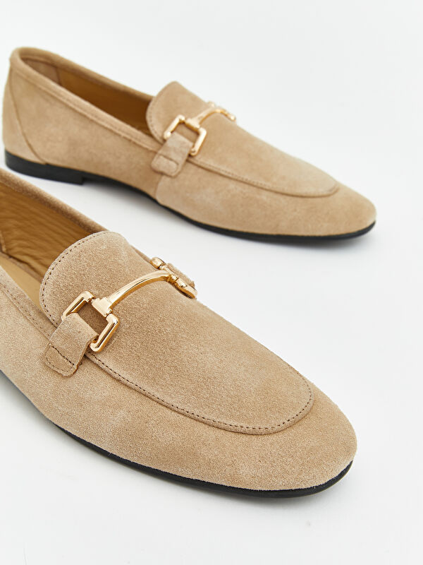 Lcw Steps Bej Lcw Steps Süet Görünümlü Kadın Laofer