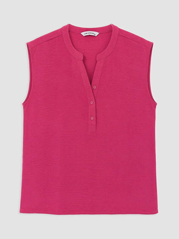 LCW EVERYDAY Notch Neck Blouse
