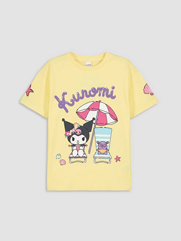 LCW Kids تيشيرت للبنات مطبوع بياقة دائرية من Kuromi
