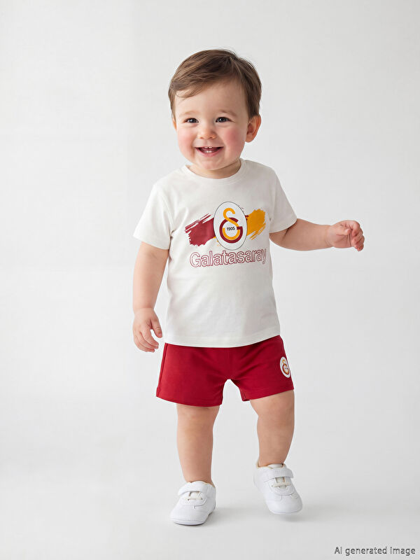 LCW baby Galatasaray Baskılı Erkek Bebek Takım