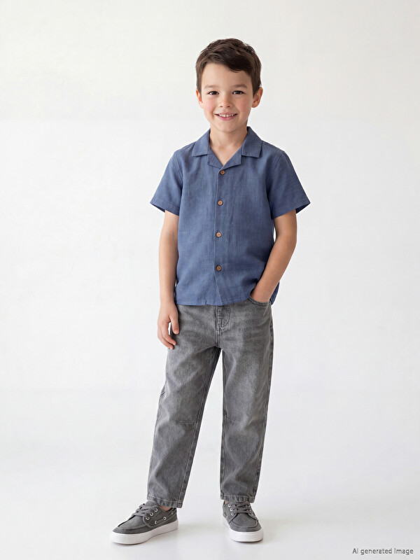LCW Kids Beli Lastikli Erkek Çocuk Pantolon