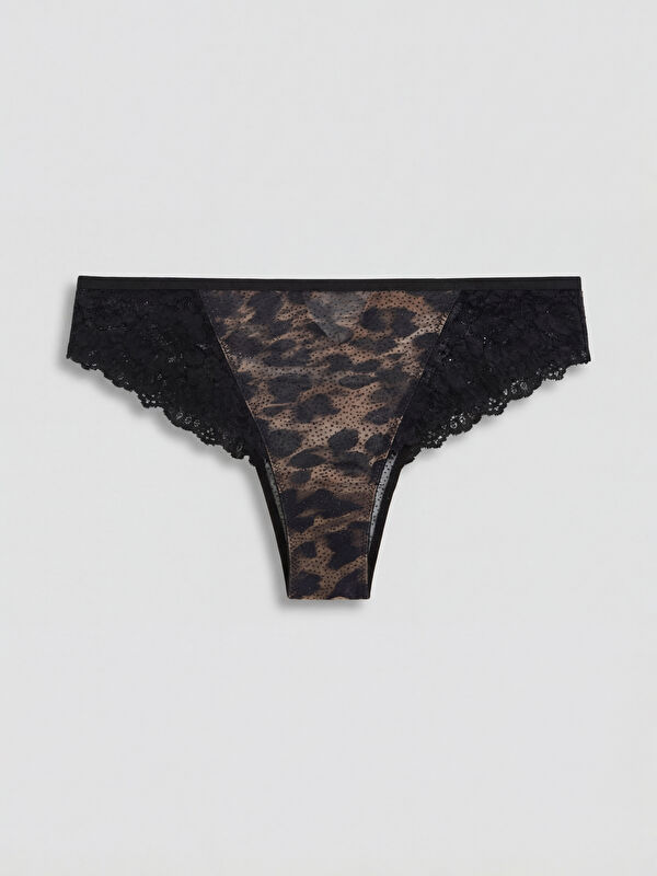 LCW DREAM Leopar Desenli Fantezi Brazilian Külot