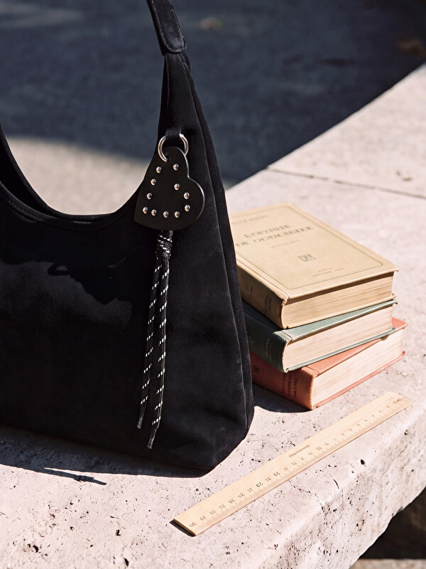LCW ACCESSORIES Süet Görünümlü Kadın Omuz Çantası