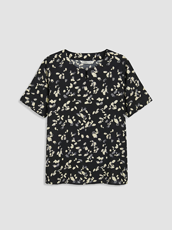 LCW Grace Blouse à motif à col rond