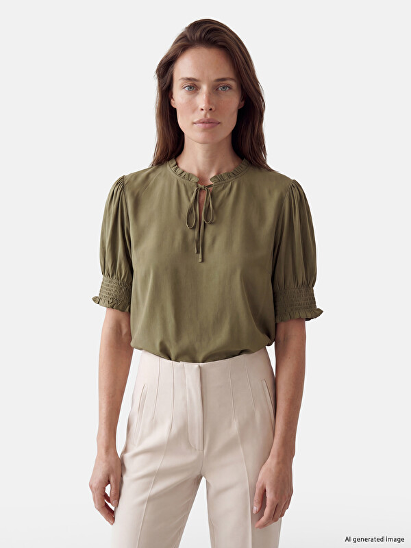 LCW Grace Blouse Kaki Femme