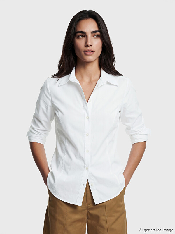 LCW Vision Woman White Shirt