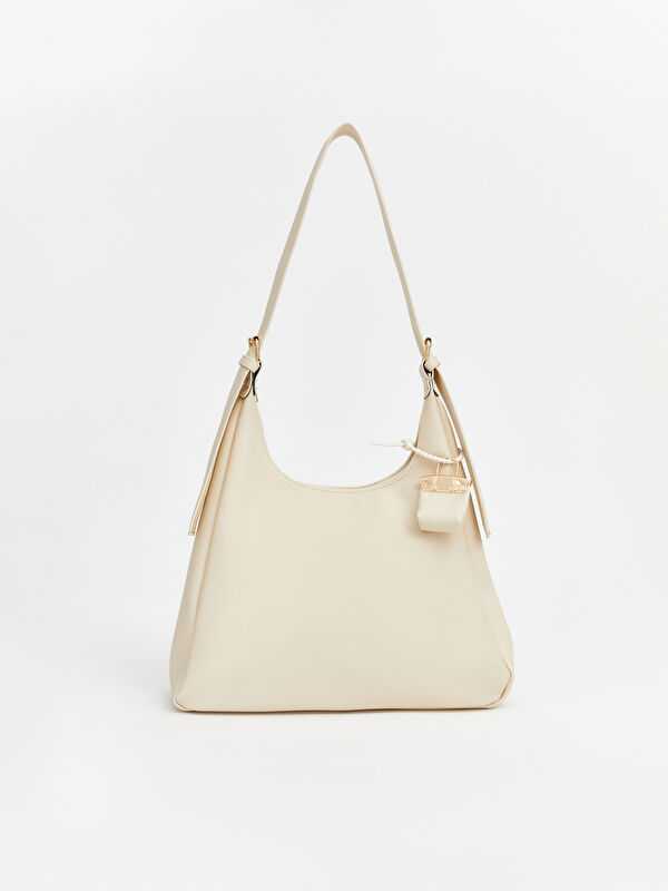 LCW ACCESSORIES Faux Leather Women's Moon Bag