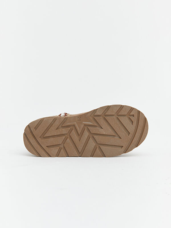 Lcw Steps Bej Lcw Steps Nakış Detayli İçi Suni Kürklü Kız Çocuk Bot