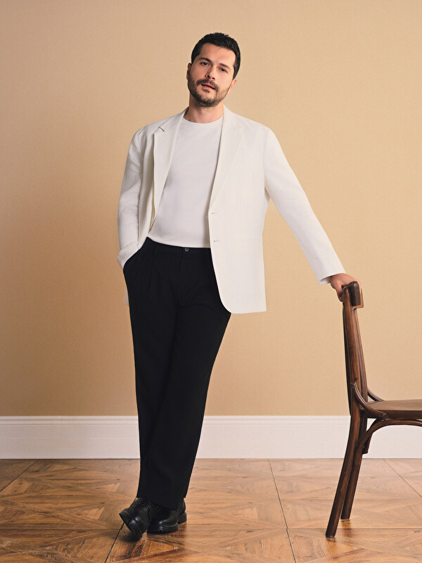 LCW Vision Regular Fit Erkek Pileli Pantolon