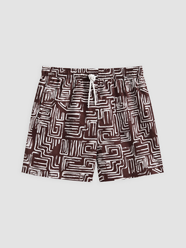 LCW SWIMWEAR Men's Short Patterned Swimming Shorts