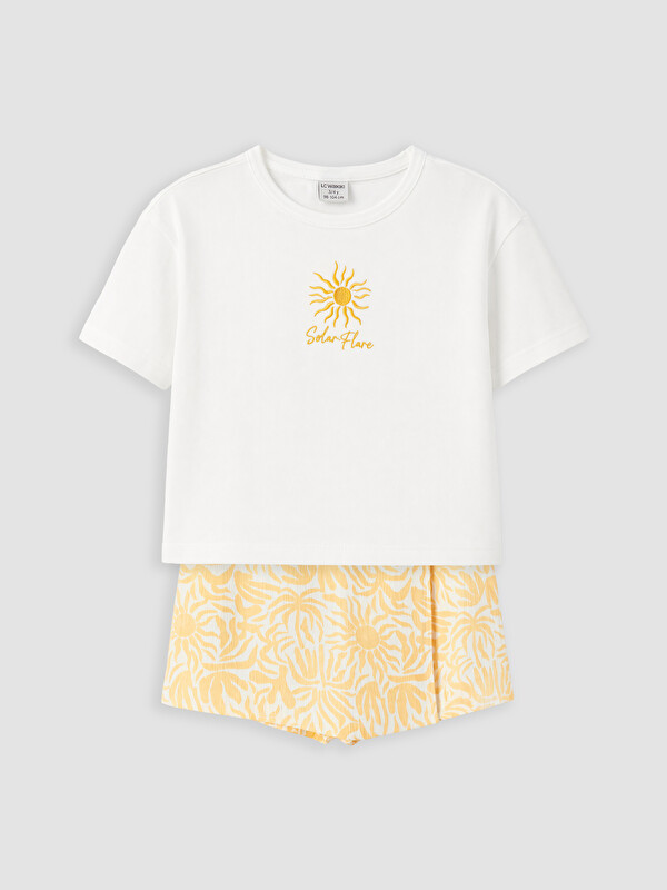 LCW Kids Ensembles Blanc Fille