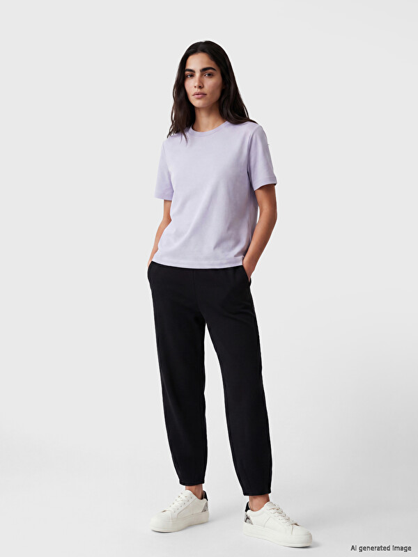 LCW Vision Pantaloni de trening pentru femei cu talie elastică, atingere fină
