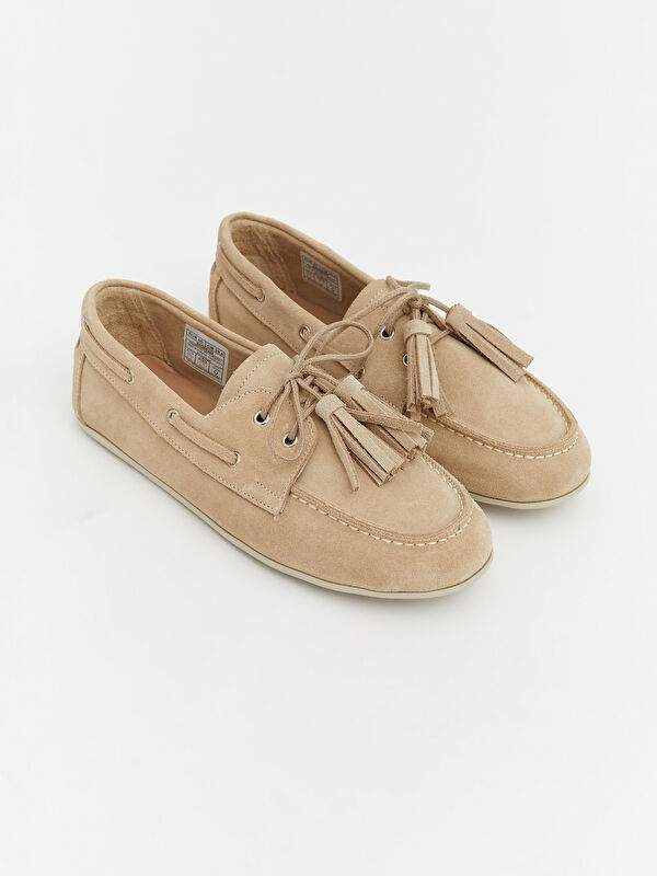 Lcw Steps Kahverengi Lcw Steps Süet Kadın Loafer Ayakkabı