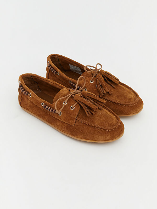 Lcw Steps Kahverengi Lcw Steps Süet Kadın Loafer Ayakkabı
