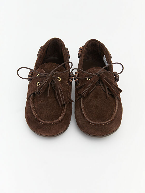 Lcw Steps Kahverengi Lcw Steps Süet Kadın Loafer Ayakkabı