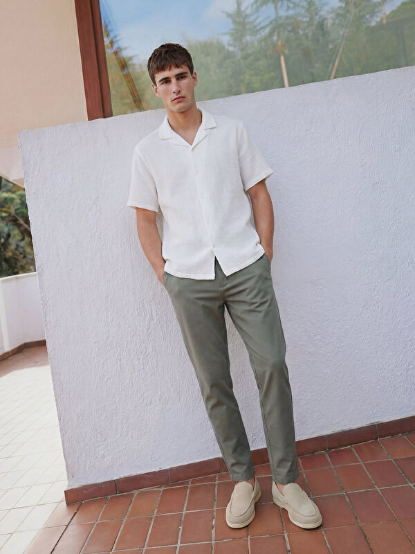 LCW Vision Slim Fit Gabardin Erkek Pantolon