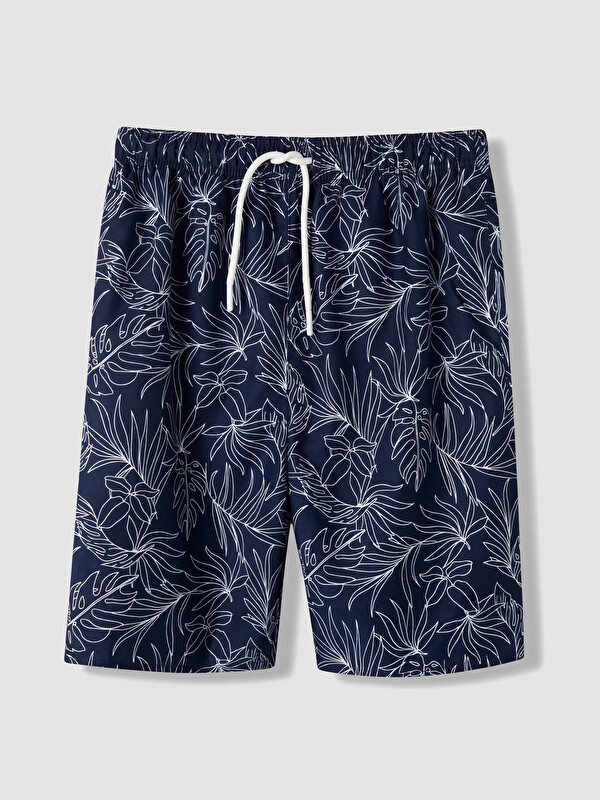 LCW SWIMWEAR Knee Length Patterned Men's Swimming Shorts