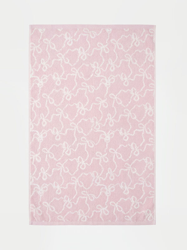 LCW HOME Fiyonk Desenli Yüz Havlusu 50x80 cm