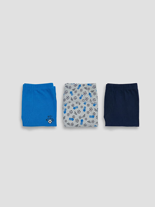 LCW Kids Baskılı Erkek Çocuk 3'lü Boxer
