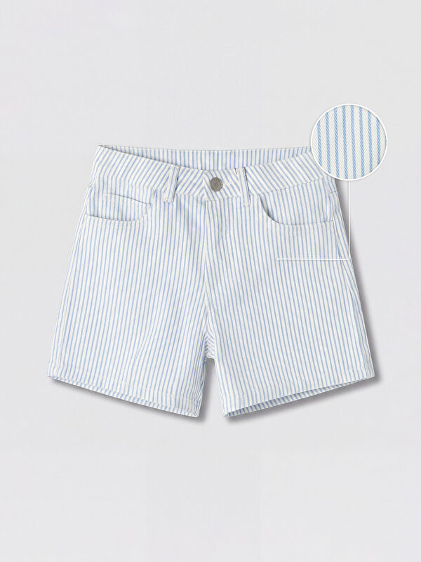 LCW Kids Kız Çocuk Gabardin Şort