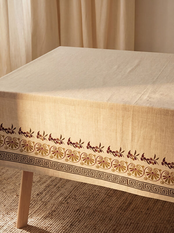 LCW HOME Geometrik Desenli Masa Örtüsü 150x220 cm