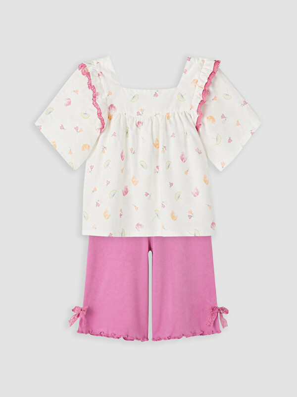 LCW Kids Girl Ecru Set