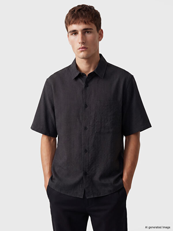 LCW Vision Regular Fit Kareli Erkek Gömlek