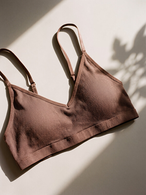 LCW Young Non-Wired Padded Plain Bustier Top