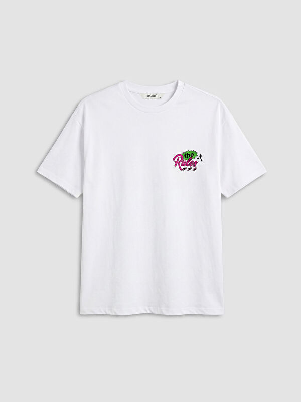 LCW Kids Crew Neck Printed Girls' T-Shirt