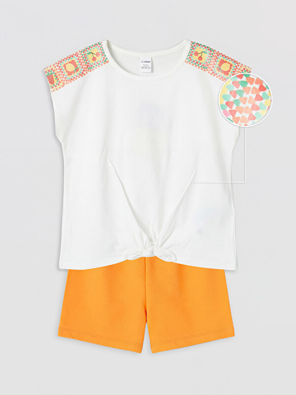 LCW baby Patterned Girls' Set