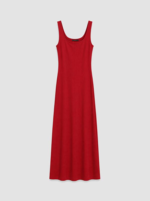 LCW Vision Kare Yaka Bodycon Elbise