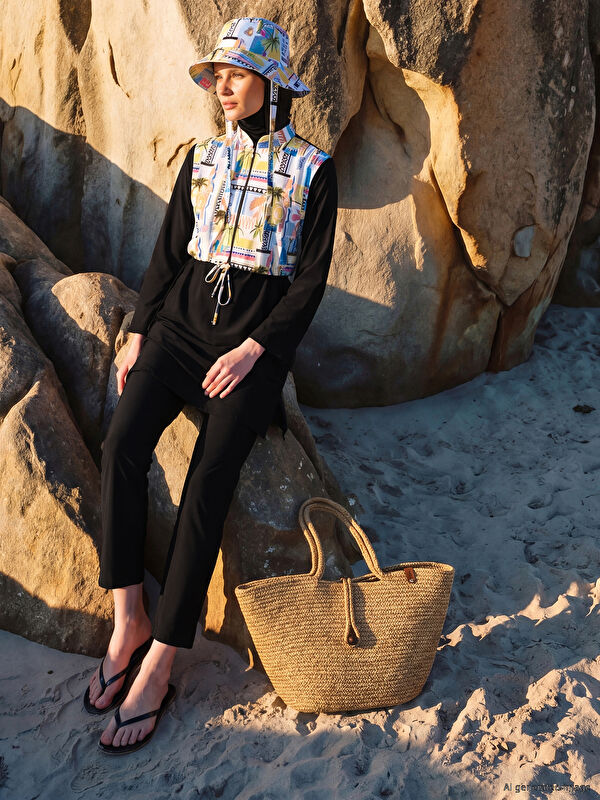 LCW ACCESSORIES Kadın Hasır Plaj Çantası