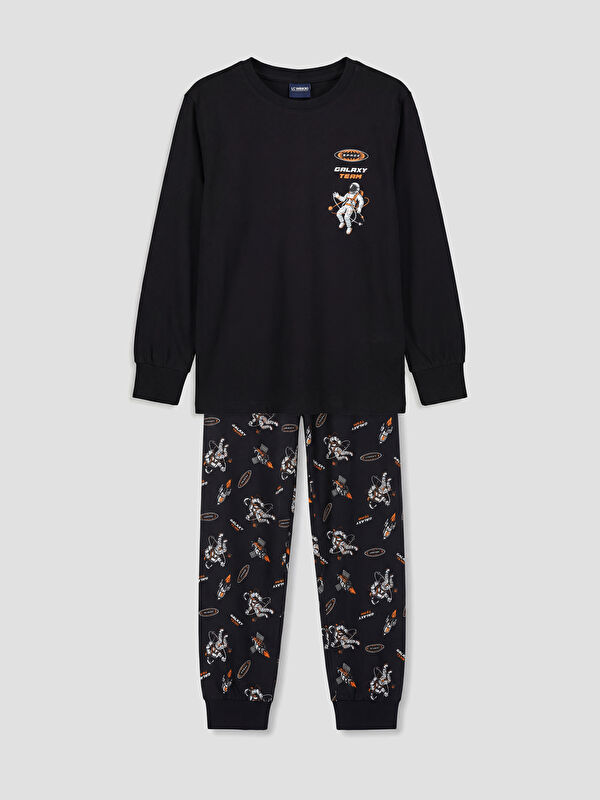 LCW Kids Baskılı Erkek Çocuk Pijama Takım