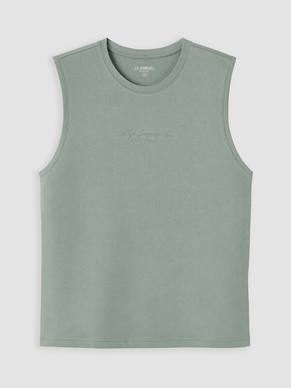 LCWAIKIKI Classic Crew Neck Printed Men's Sleeveless T-Shirt